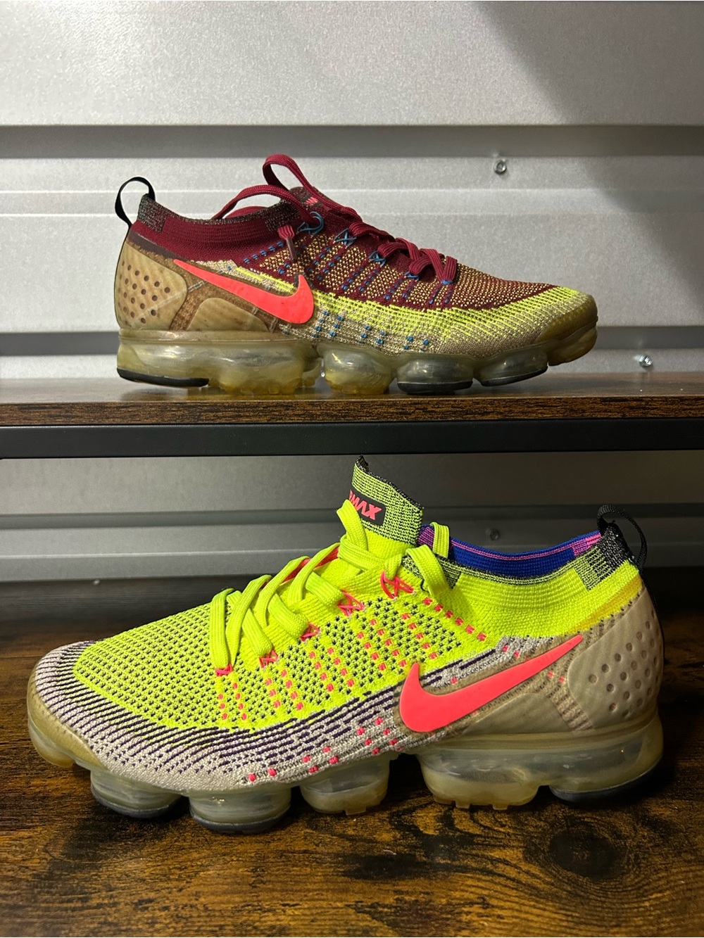 Nike Air VaporMax Flyknit 2 CU0666-900 M Sz 10.5 Rare Nike Members Exclusive